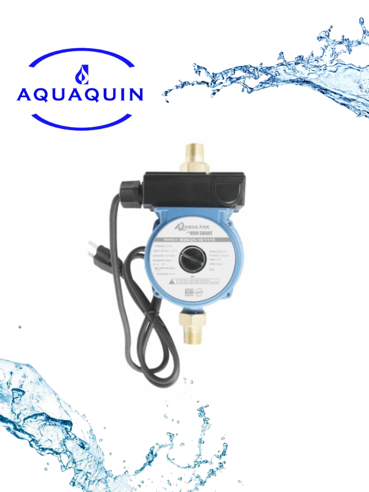 PRESURIZADOR INDIVIDUAL AUTOMÁTICO AQUA PAK SERIE MINI SMART 1/6 HP